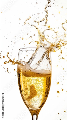 A Champagne explosion typically refers to the dramatic eruption of bubbly liquid that occurs when a bottle of Champagne is uncorked.