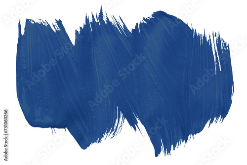 Blue watercolor background. Artistic hand paint. Isolated on transparent background. photo