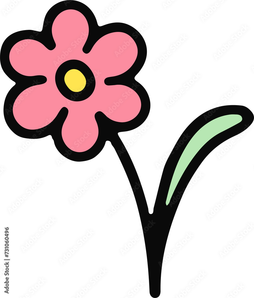 bright simple flowers bright simple flowers