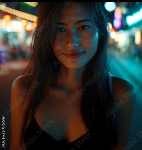 young adult asian woman, ag...