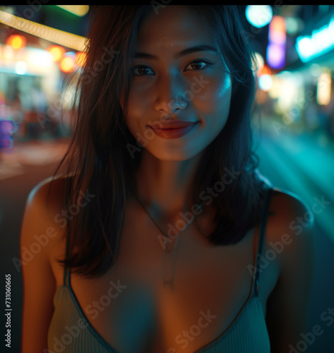 young adult asian woman, ag...