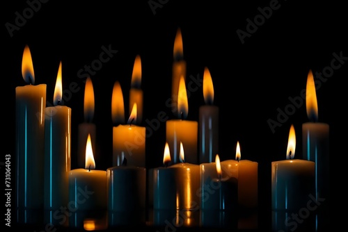 candles in the dark