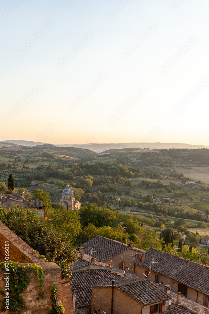 Golden Hour Over Montepulciano, Tuscany