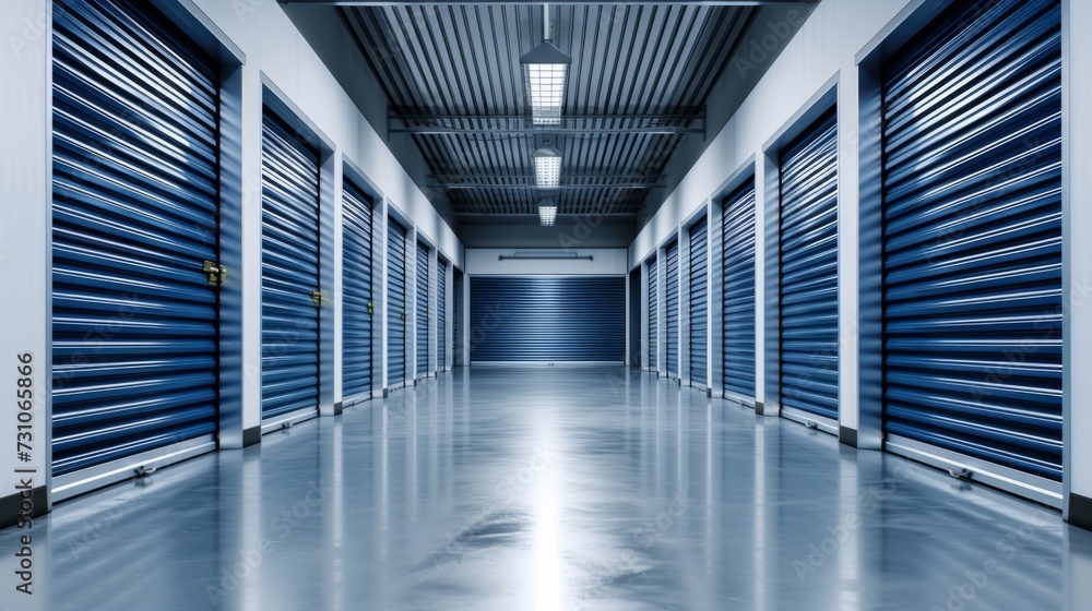 Individual storage units at large storage facility. Individual storage units at large storage facility.