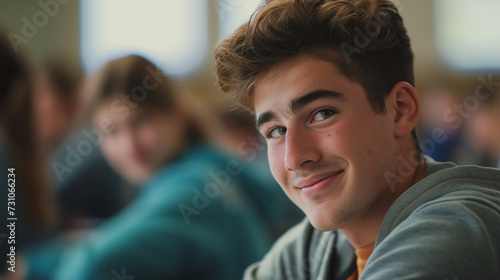 Caucasian male student, you...