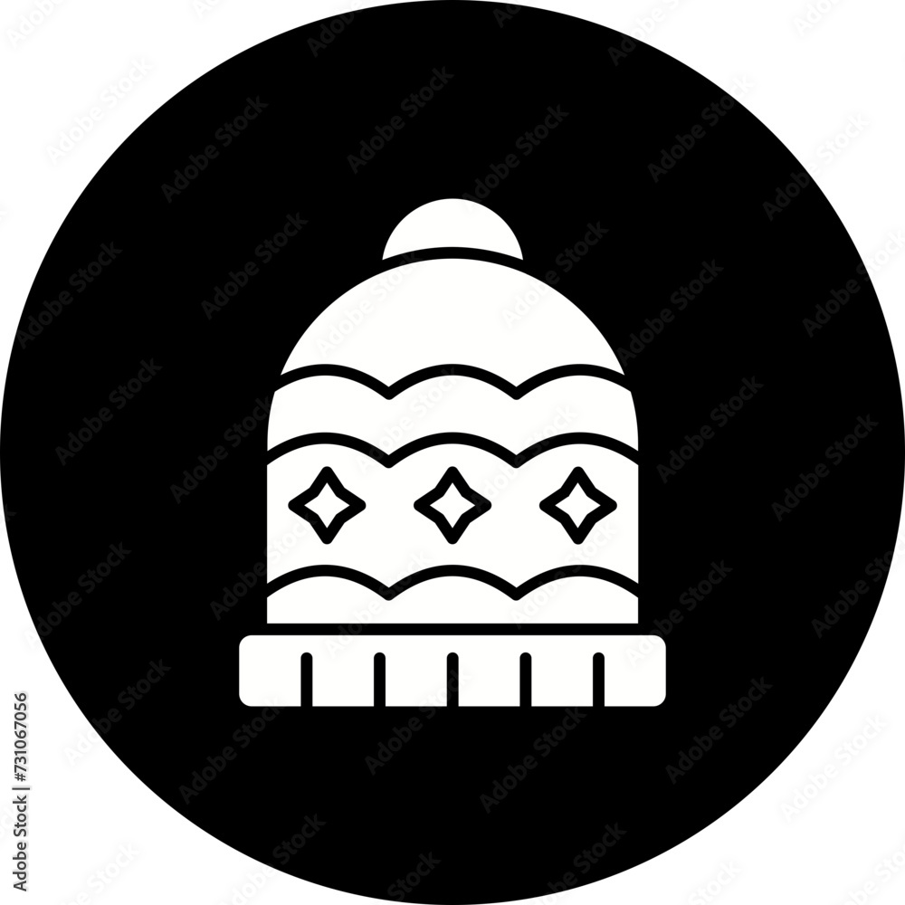 Knit Hat Icon Knit Hat Icon