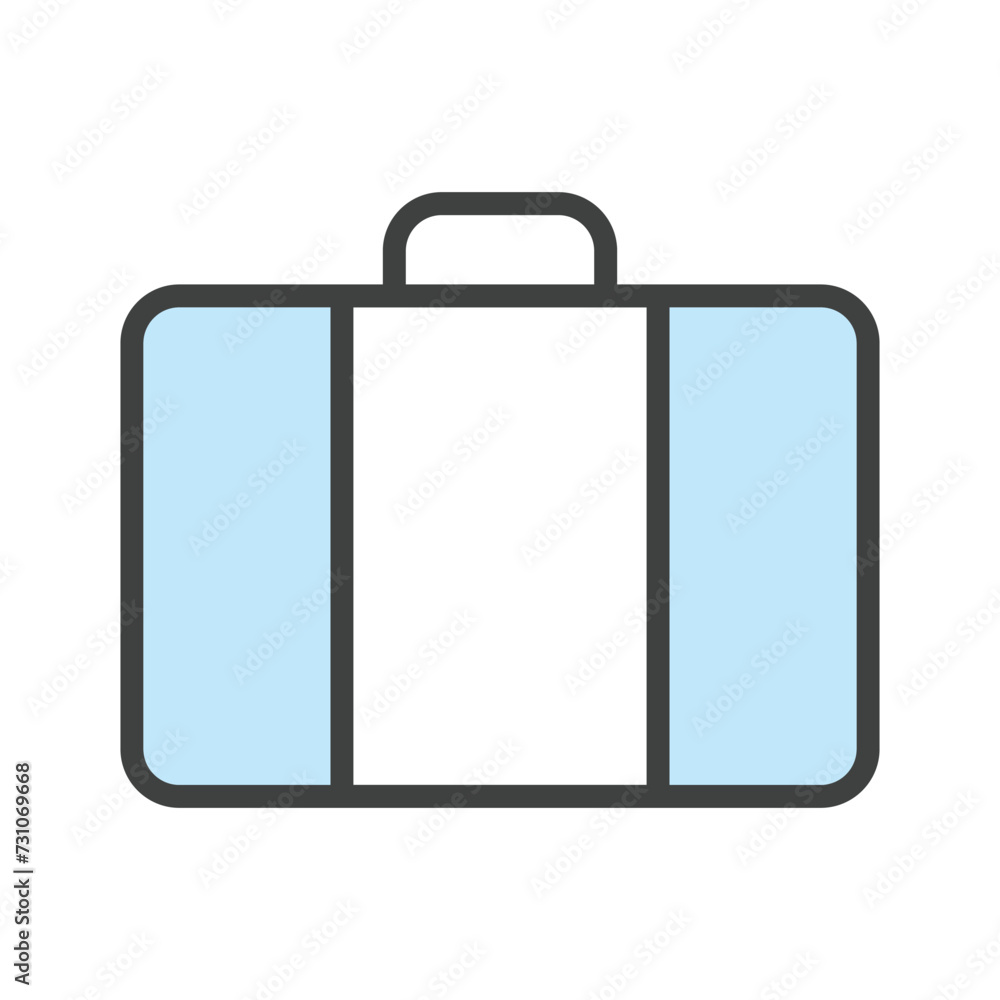 Luggage icon vector design template Luggage icon vector design template