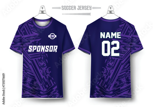 Vector futuristic abstract background pattern for sport jersey design