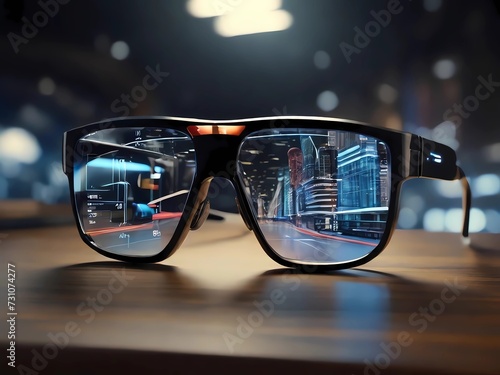 Reality glasses overlaying information