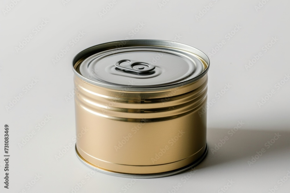 Aluminum or metal food or canned food isolated on white background. Aluminum or metal food or canned food isolated on white background.