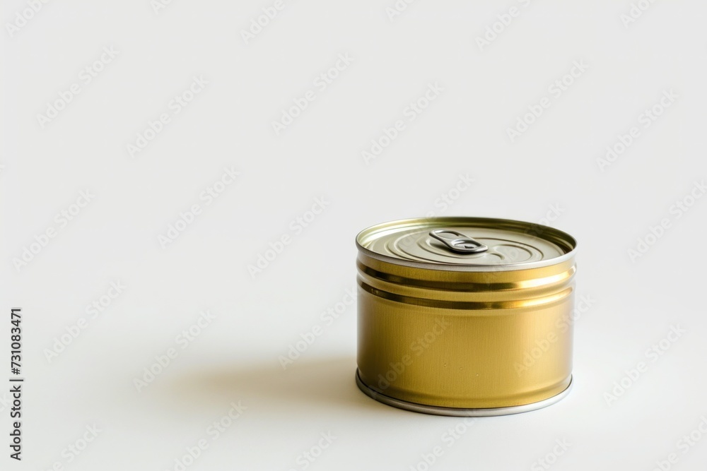 Aluminum or metal food or canned food isolated on white background. Aluminum or metal food or canned food isolated on white background.