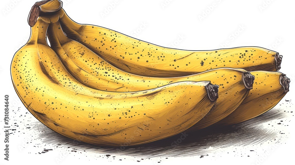 a bunch of ripe bananas sitting on top of a white surface with sprinkles on the top of them. a bunch of ripe bananas sitting on top of a white surface with sprinkles on the top of them.