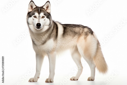 Siberian husky dog clipart