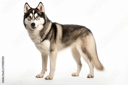 Siberian husky dog clipart