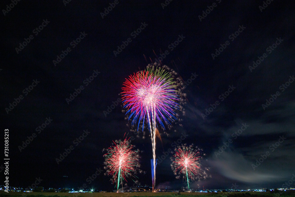 市川三郷町花火大会