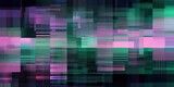 Emerald pixel pattern artwork,  intuitive abstraction, light magenta and dark gray, grid 