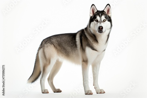 Siberian husky dog clipart