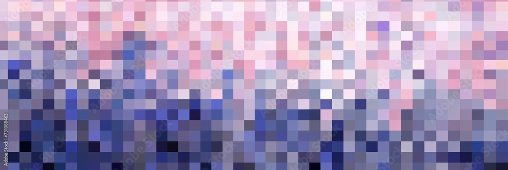 A and Navy Blue pixel pattern artwork, light magenta and dark gray, grid 