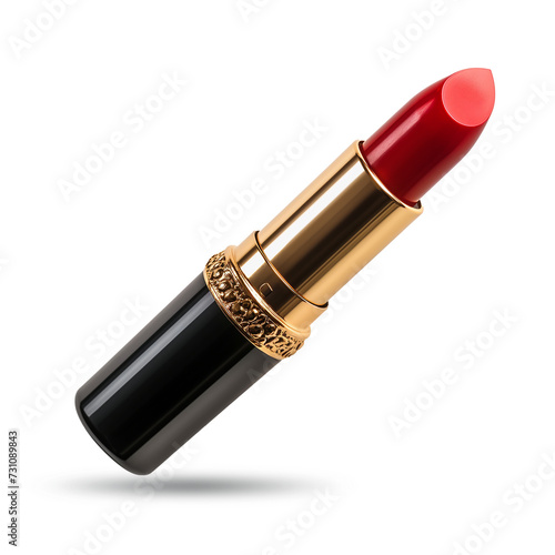 lipstick isolated on white background photo