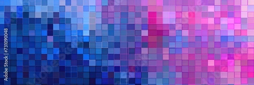 Sapphire pixel pattern artwork light magenta and dark gray, grid 