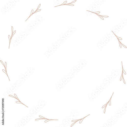 frame of branches