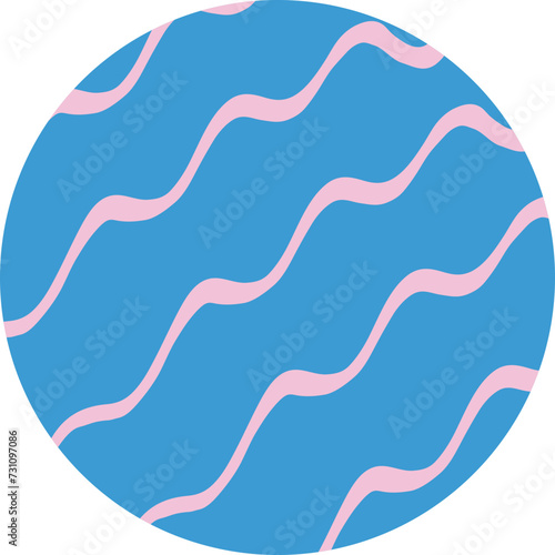 illustration of an background with waves