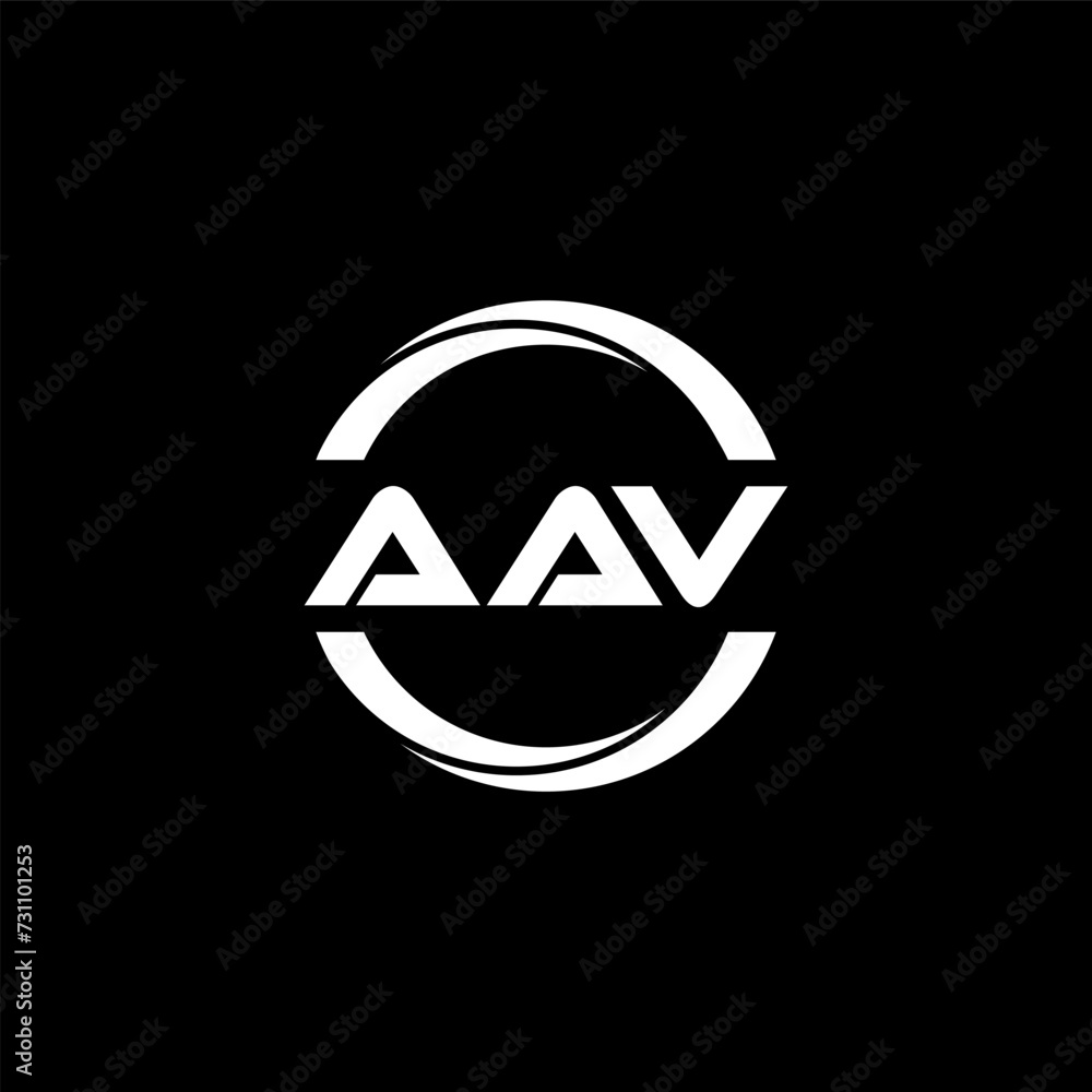 AAV letter logo design with black background in illustrator, cube logo, vector logo, modern alphabet font overlap style. calligraphy designs for logo, Poster, Invitation, etc. AAV letter logo design with black background in illustrator, cube logo, vector logo, modern alphabet font overlap style. calligraphy designs for logo, Poster, Invitation, etc.