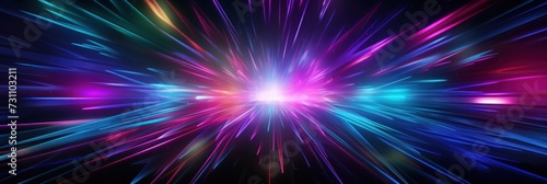 colorful light explosion flash background design pattern