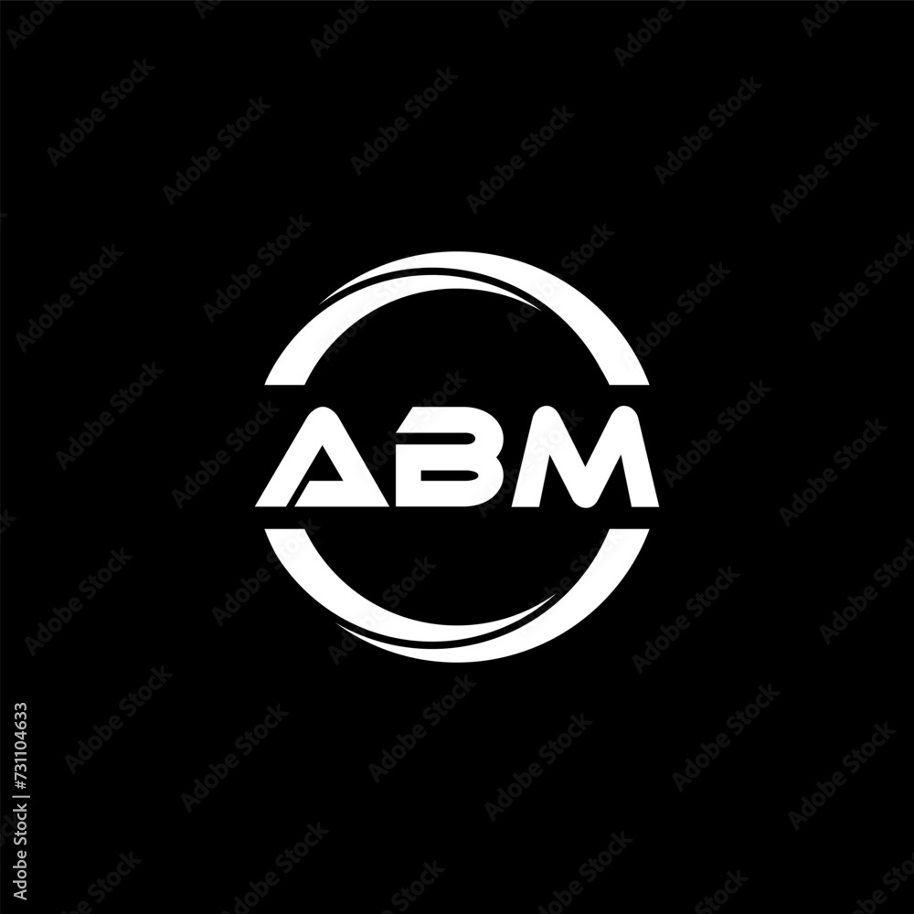 ABM letter logo design with black background in illustrator, cube logo, vector logo, modern alphabet font overlap style. calligraphy designs for logo, Poster, Invitation, etc. ABM letter logo design with black background in illustrator, cube logo, vector logo, modern alphabet font overlap style. calligraphy designs for logo, Poster, Invitation, etc.