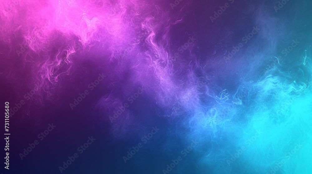 Ethereal purple and blue smoke swirling on a dark background, creating a mysterious and artistic effect.
