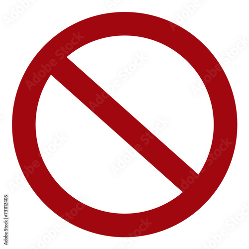 Free Download Red prohibited icon - GFXLoad