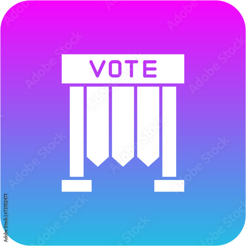 Voting Booth Icon