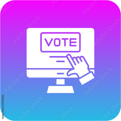Electronic Voting Icon