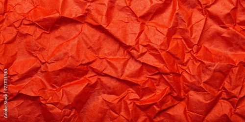 red crumpled paper texture