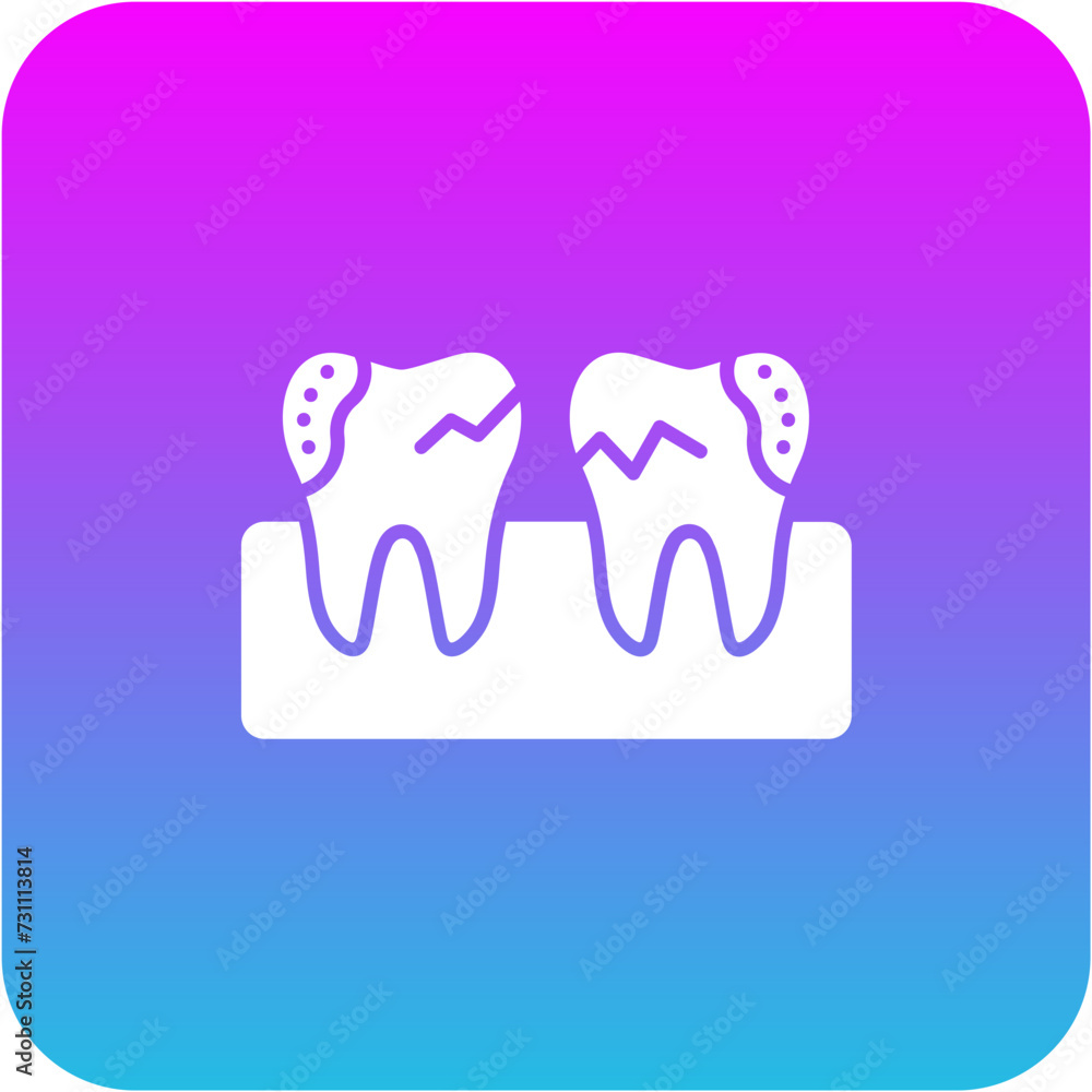 Dental Caries Icon Dental Caries Icon