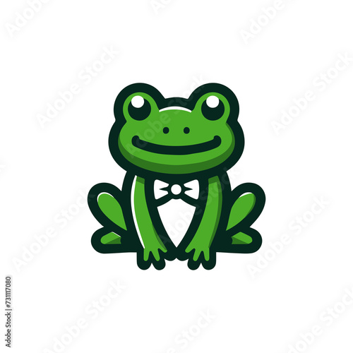 Prince Charming Frog vector illustration Use Logo, T-shirt 
