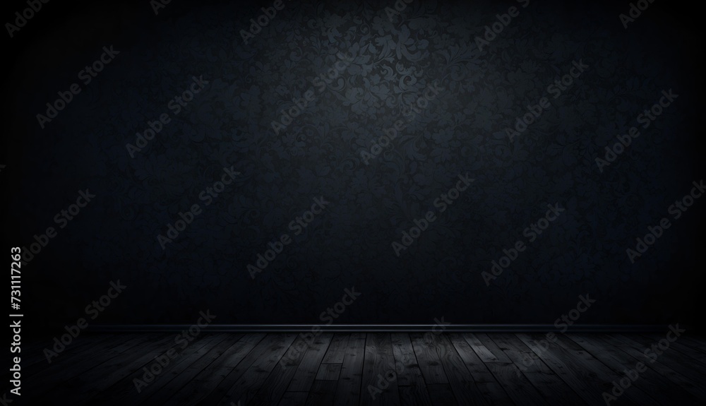 empty dark room with wooden floor . product display ideas empty dark room with wooden floor . product display ideas