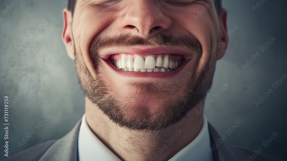 Fototapeta premium Portrait of a smiling man