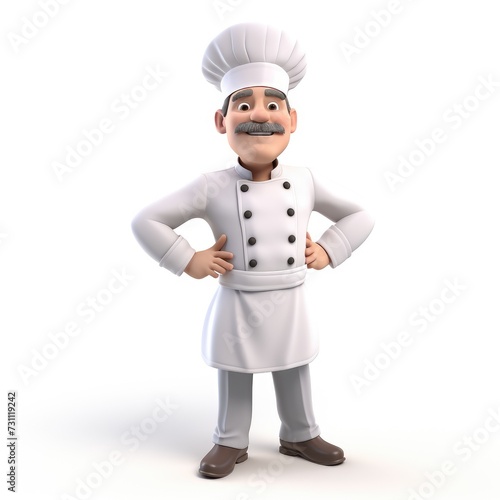 Wallpaper Mural 3D cartoon male soldier on a white background Torontodigital.ca