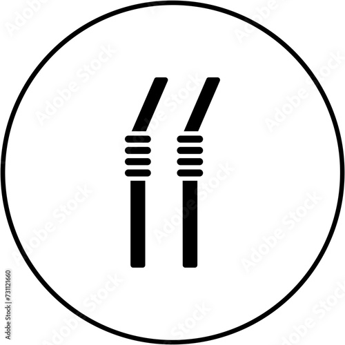 Plastic Straw Icon