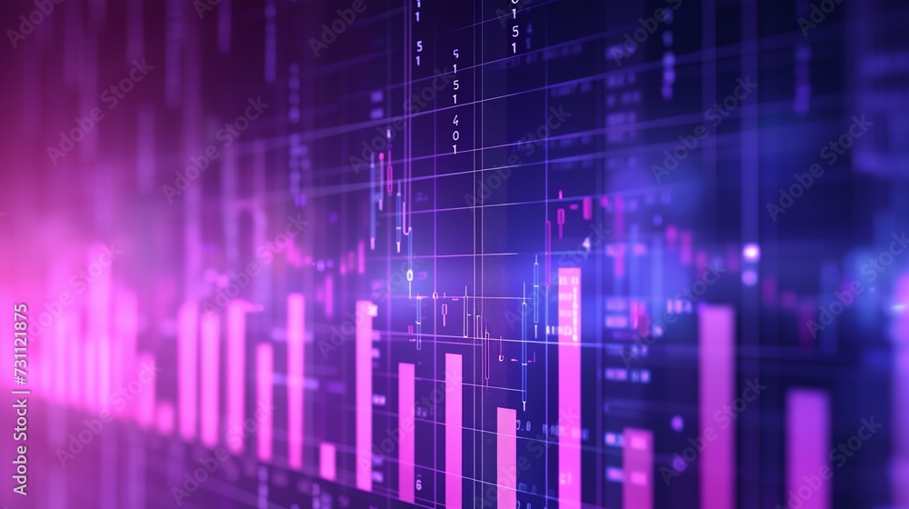 a colorful background with a line graph a colorful background with a line graph