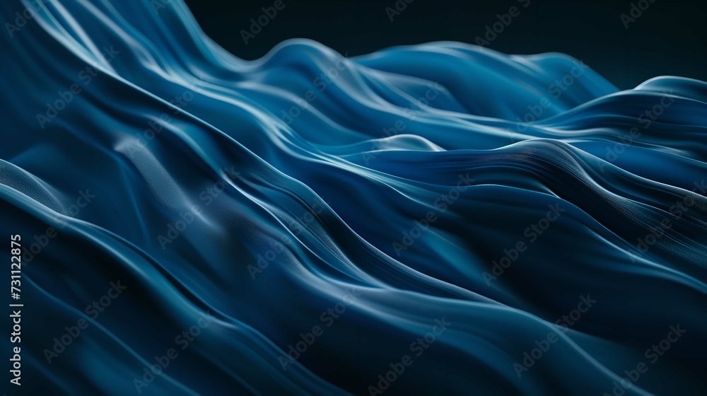 Obraz premium Abstract Relaxing Tranquil Wavy Background