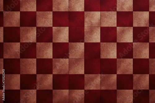 Maroon square checkered carpet texture 