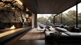 Contemporary Australian mansions living area