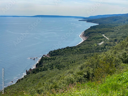 Valokuva The Cabot Trail, a scenic highway on Cape Breton Island in Nova Scotia, Canada