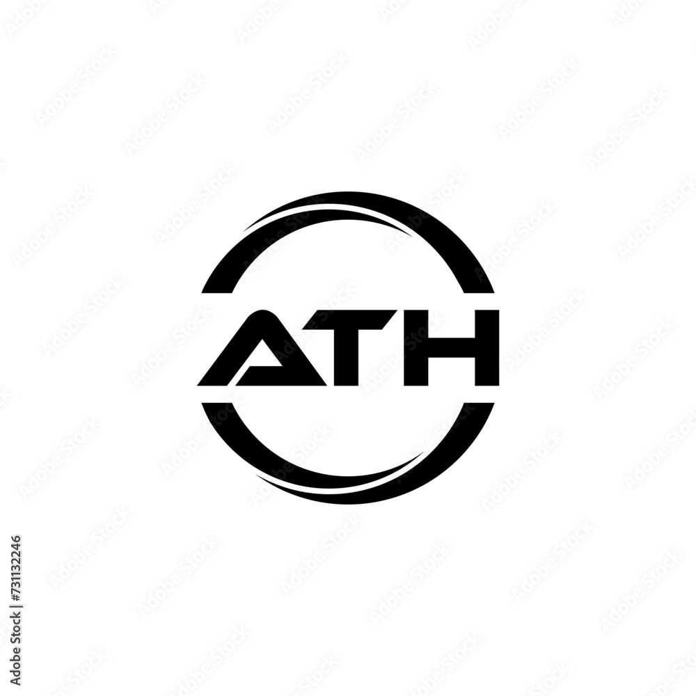 ATH letter logo design with white background in illustrator, cube logo, vector logo, modern alphabet font overlap style. calligraphy designs for logo, Poster, Invitation, etc. ATH letter logo design with white background in illustrator, cube logo, vector logo, modern alphabet font overlap style. calligraphy designs for logo, Poster, Invitation, etc.