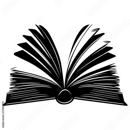 Silhouette book black color only