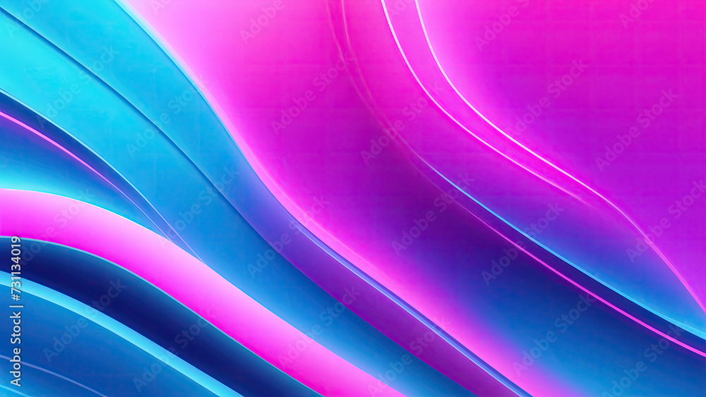 Blue brown pink blue color Big Neon Waves gradient background Blue brown pink blue color Big Neon Waves gradient background