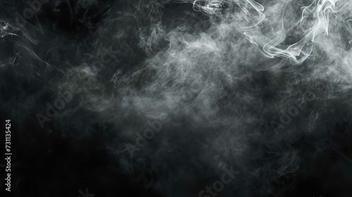 Abstract Smoke on a Dark Background
