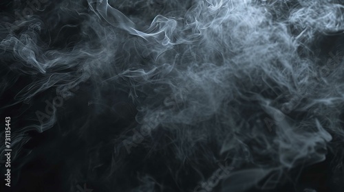 Abstract Smoke on a Dark Background